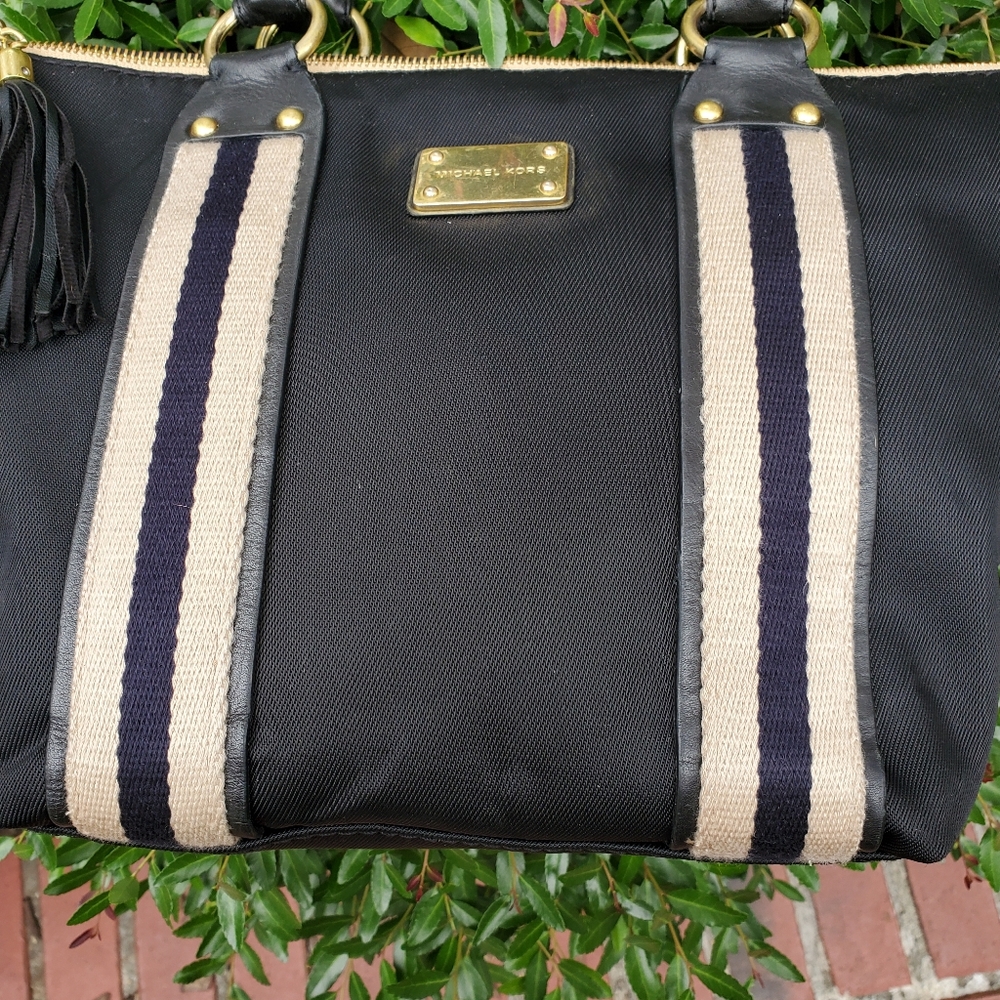 Michael Kors Montauk Black Tote with Goldtone Hardware - Picture 6 of 7